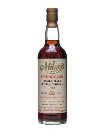 Springbank 1966 29년산 Sherry Cask Milroy's