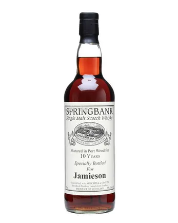 Springbank 10년산 Port Wood Jamieson