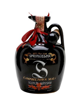 Springbank 10년산 Black Ceramic Jug Bottled 1980s