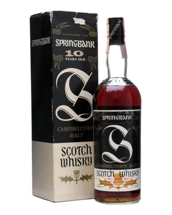Springbank 10년산 Sherry Cask Bottled 1970s