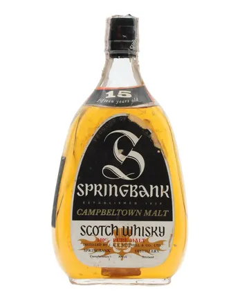 Springbank 15년산 Bottled 1970s