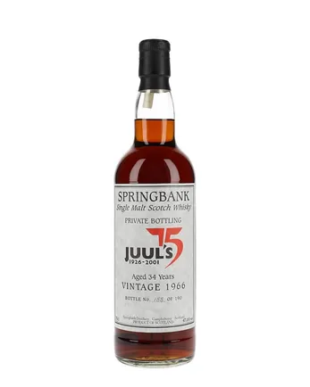 Springbank Juul's 75 34년산