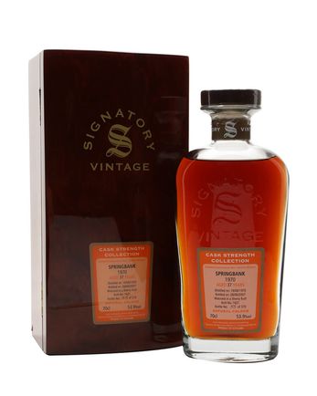Springbank 1970 37년산 Sherry Butt Signatory Cask Strength Collection