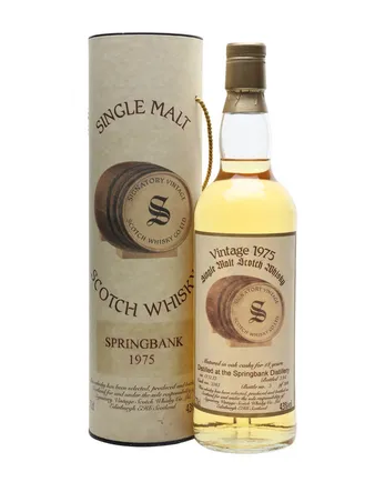 Springbank 1975 18년산 Signatory