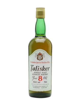 Talisker 8년산 DT Label Bottled 1980s