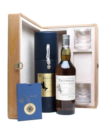 Talisker 25년산 Sea Chest Gift Pack 2 Glasses