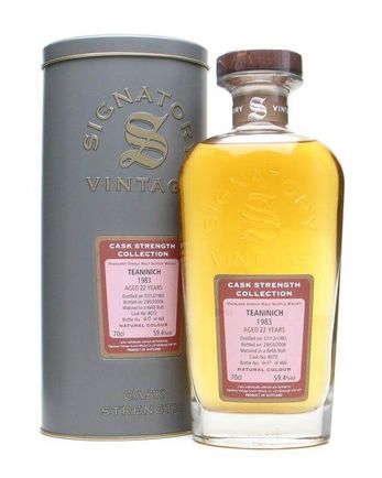 Teaninich 1983 22년산 Cask # 8072 Signatory Cask Strength Collection