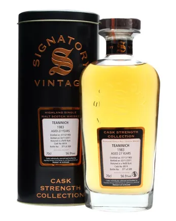 Teaninich 1983 27년산 Sherry Butt #8074 Signatory Cask Strength Collection