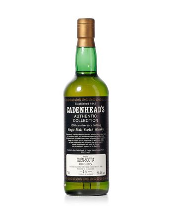 Glen Scotia 1977 14년산 Cadenhead's 150th