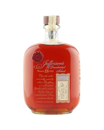Jefferson's Presidential Select 1991 18년산