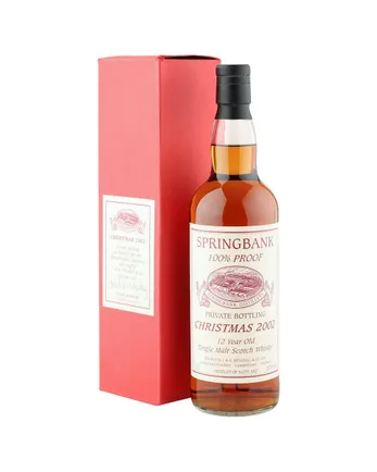 Springbank 12년산 Christmas 2002